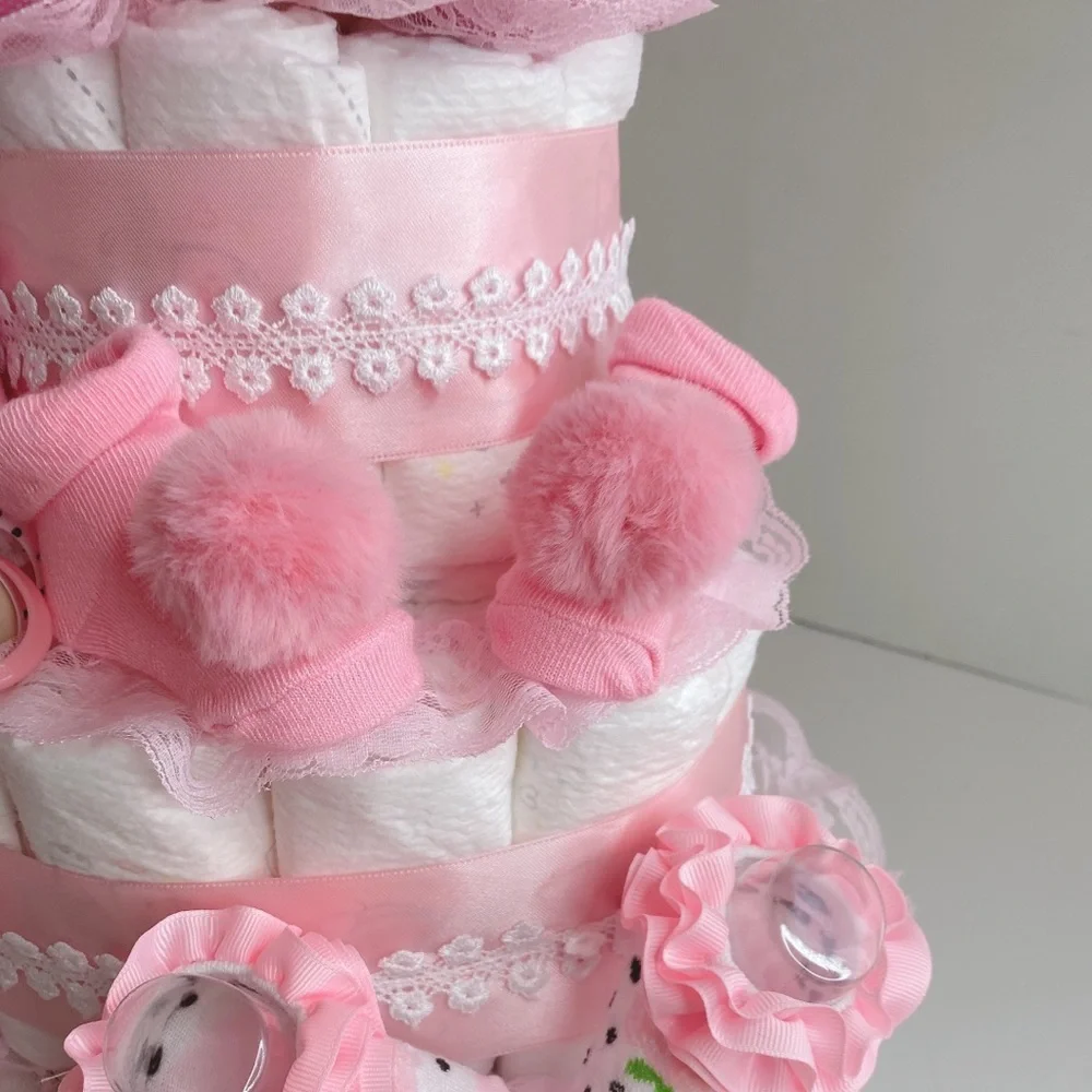 Dog Diaper Cake, Baby Shower Gift